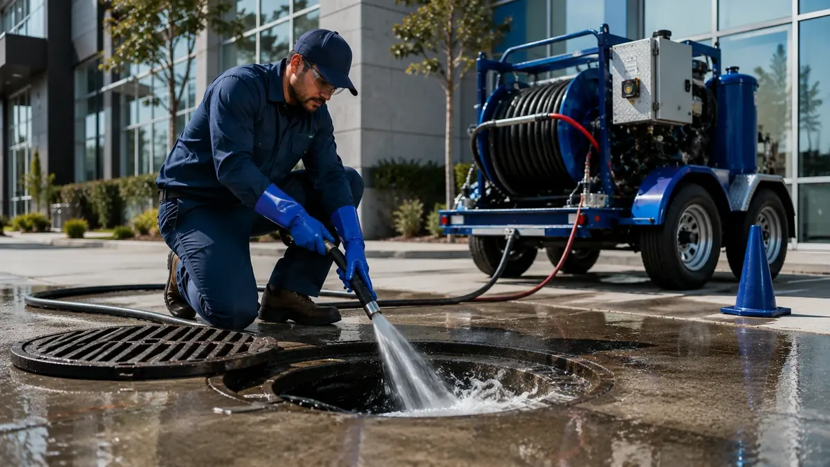 Commercial Hydro Jet Drain Cleaning in Stockton