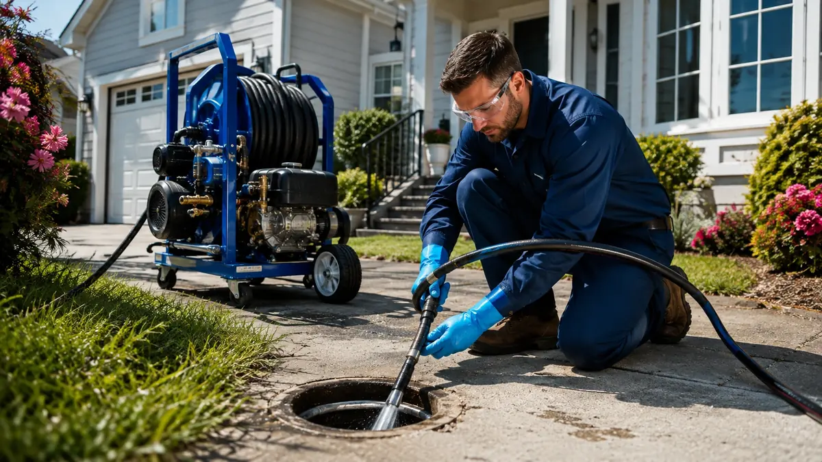 Residential Hydro Jet Drain Cleaning in Stockton