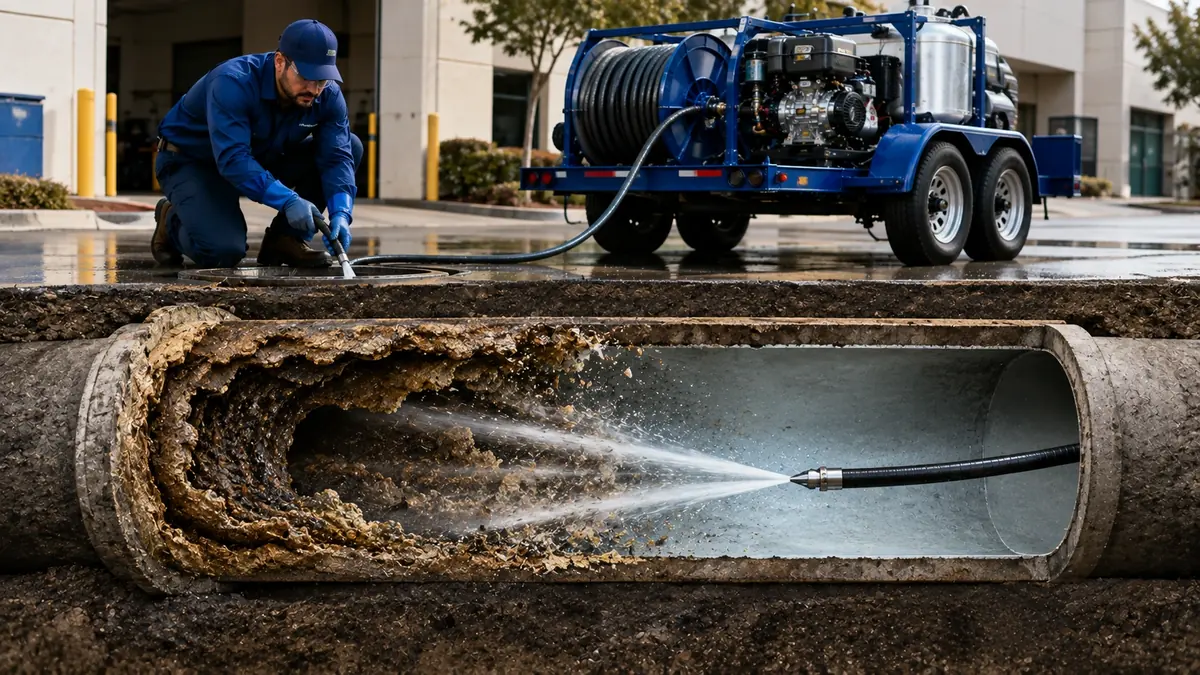 Sewer Pipe Descaling in Stockton